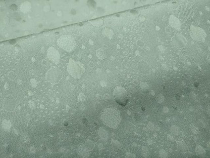 平和屋着物●上質な色無地　大小丸地紋　青磁鼠色　正絹　逸品　CABJ6620ut