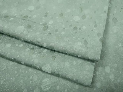 平和屋着物●上質な色無地　大小丸地紋　青磁鼠色　正絹　逸品　CABJ6620ut