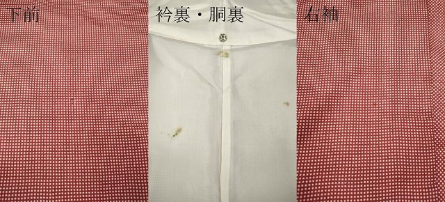 平和屋着物●江戸小紋　本場染大島紬　角通し　正絹　逸品　CABJ6622ut