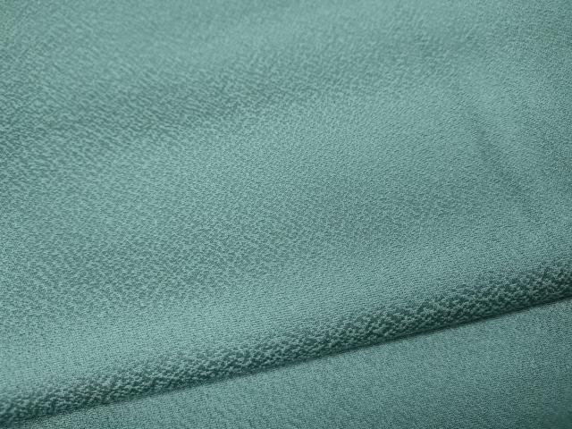 平和屋着物●上質な色無地　水浅葱色　正絹　逸品　CABJ6651ut
