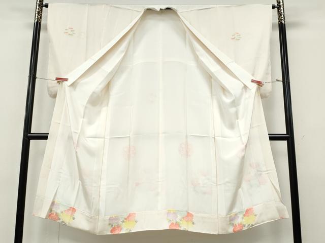 平和屋着物●長襦袢　袷　作家物　吉祥花丸文　正絹　逸品　CABJ6655ut