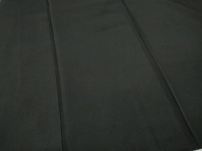 平和屋着物●男性　黒紋付　正絹　逸品　CABJ6656ut