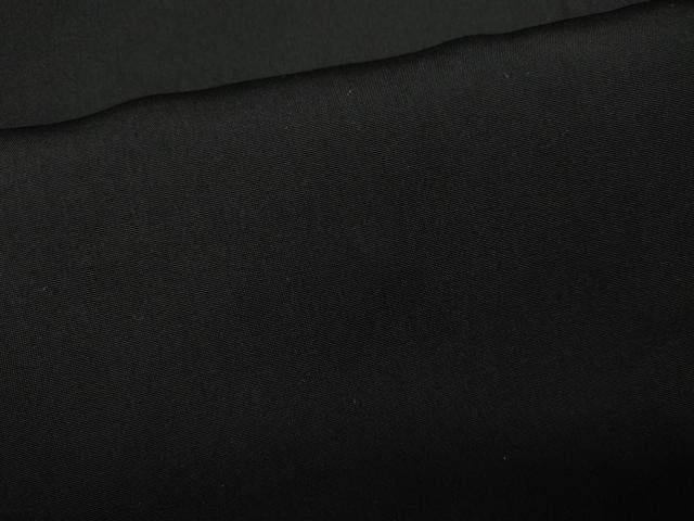 平和屋着物●男性　黒紋付　正絹　逸品　CABJ6656ut