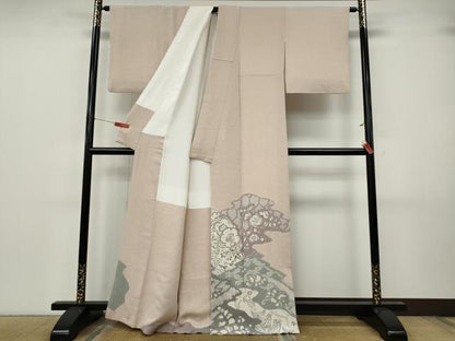 平和屋着物●西洞院辻が花　大脇一心　色留袖　辻が花　絞り　正絹　逸品　CABJ6662ut