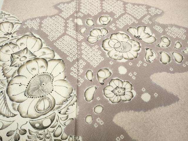 平和屋着物●西洞院辻が花　大脇一心　色留袖　辻が花　絞り　正絹　逸品　CABJ6662ut