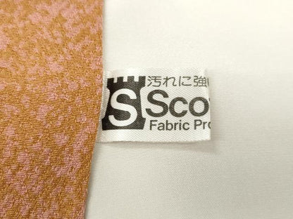 平和屋着物●京友禅の第一人者　松井青々　訪問着　駒刺繍　エ霞花文　金銀彩　正絹　逸品　CABJ6663ut