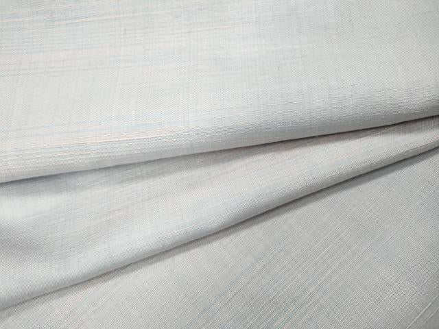 平和屋着物●紅花紬　米沢　横段霞文　正絹　逸品　CABJ6677ut