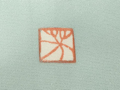 平和屋着物●訪問着　作家物　手描き　草花尽くし　正絹　逸品　CABJ6687ut