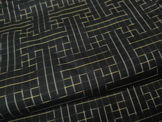 平和屋着物●本場大島紬　龍郷絣　秋名バラ　正絹　逸品　CABJ6698ut