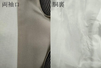 平和屋着物●上質な小紋　縞　正絹　逸品　CABJ6703ut