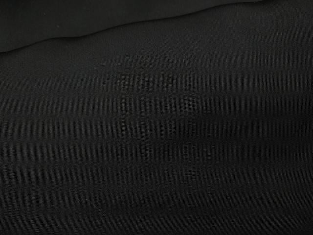 平和屋着物●男性　黒紋付　正絹　逸品　CABJ6711ut