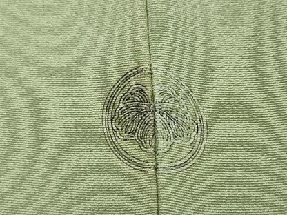 平和屋着物●上質な色無地　夏虫色　正絹　逸品　CABJ6718ut