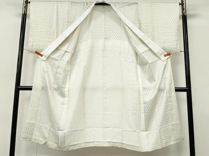 平和屋着物●長襦袢　無双仕立て　鱗地紋　正絹　逸品　CABJ6732ut