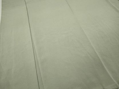 平和屋着物●上質な色無地　灰黄緑色　正絹　逸品　未使用　CABJ6756ut