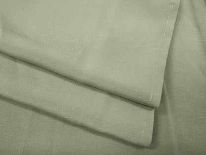 平和屋着物●上質な色無地　灰黄緑色　正絹　逸品　未使用　CABJ6756ut