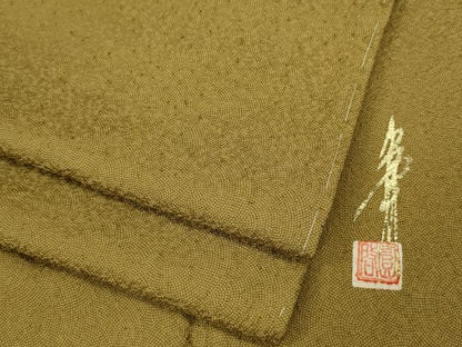 平和屋着物●江戸小紋　作家物　鮫小紋柄　鈴乃屋扱い　正絹　逸品　CABJ6758ut