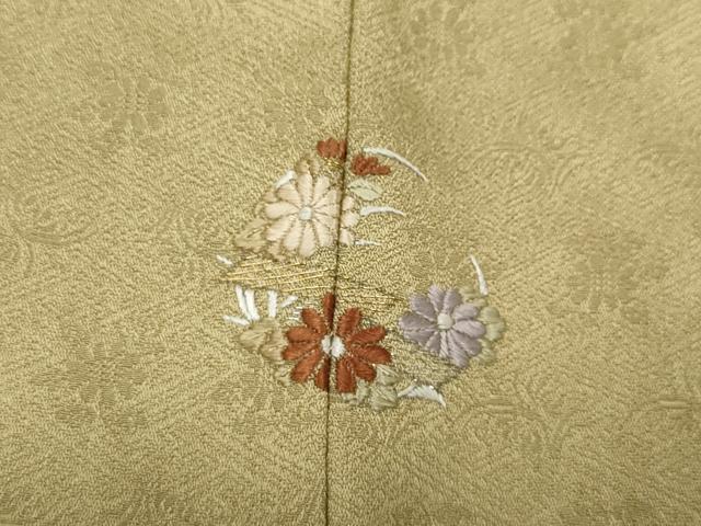 平和屋着物●豪華色留袖　総刺繍　藤　金糸　正絹　逸品　CABJ6760ut