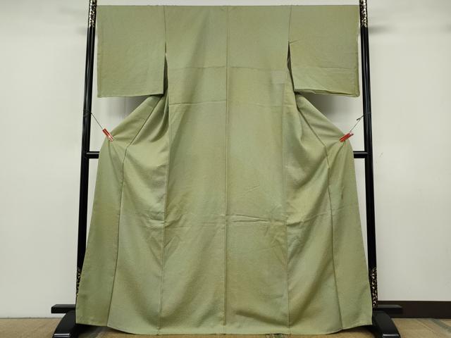 平和屋着物●本草木染作家　瑞寶　小紋　霞文　暈し染め　正絹　逸品　CABJ6761ut