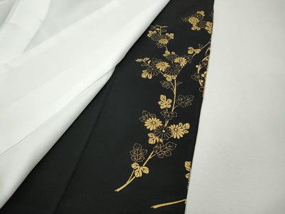 平和屋着物●豪華黒留袖　作家物　正倉院花文　金銀彩　正絹　逸品　CABJ6776ut