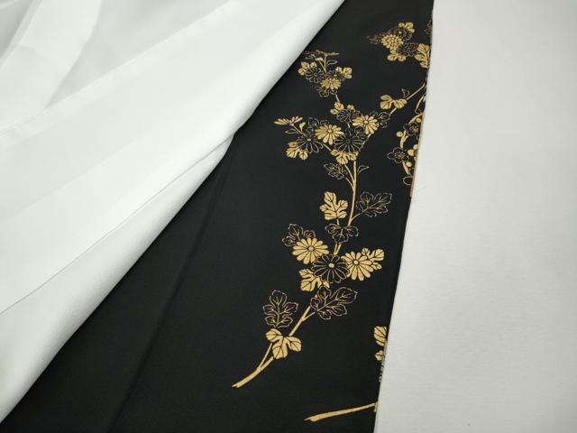 平和屋着物●豪華黒留袖　作家物　正倉院花文　金銀彩　正絹　逸品　CABJ6776ut