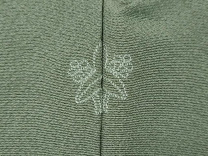 平和屋着物●上質な色無地　薄青色　正絹　逸品　CABJ6788ut