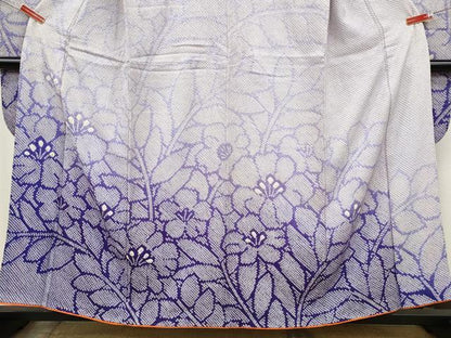 平和屋着物●豪華振袖　総絞り　草花文　暈し染め　正絹　逸品　CABJ6794ut