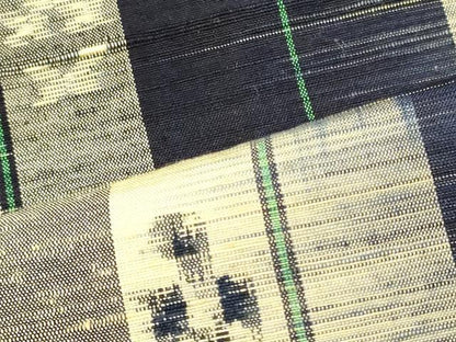 平和屋着物■上質な紬　幾何学文　正絹　逸品　未使用　CABJ6866oy