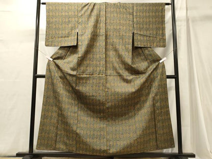 平和屋着物■本場染大島紬　有栖川文様　正絹　逸品　CABJ6868oy