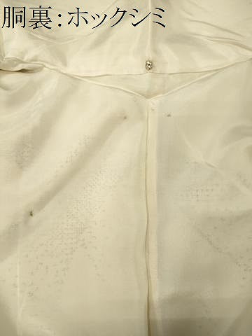 平和屋着物■上質な紬　幾何学文　正絹　逸品　未使用　CABJ6871oy