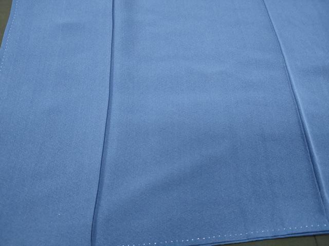 平和屋着物■上質な色無地　杜若色　正絹　逸品　CABJ6876oy