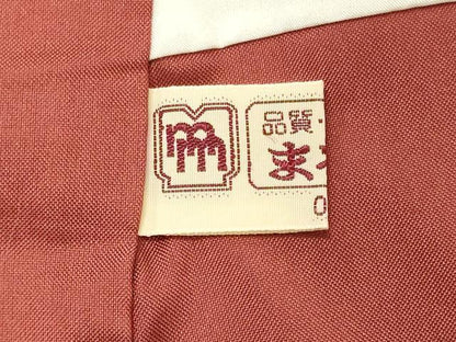 平和屋着物■上質な紬　菱花文　まるやま扱い　正絹　逸品　未使用　CABJ6878oy