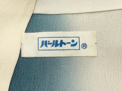 平和屋着物■訪問着　流水草花文　金銀彩　正絹　逸品　CABJ6890oy