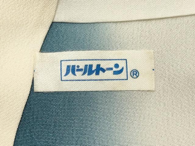 平和屋着物■訪問着　流水草花文　金銀彩　正絹　逸品　CABJ6890oy