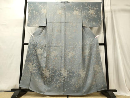 平和屋着物■訪問着　草花風景文　暈し染め　正絹　逸品　CABJ6901oy
