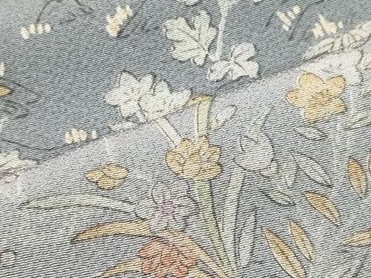 平和屋着物■訪問着　草花風景文　暈し染め　正絹　逸品　CABJ6901oy