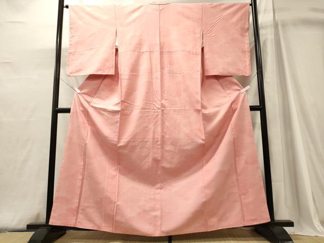 平和屋着物■上質な紬　雲取り文　正絹　逸品　CABJ6902oy