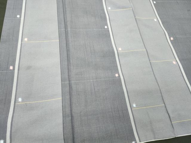 平和屋着物■上質な紬　間道　正絹　逸品　CABJ6916oy