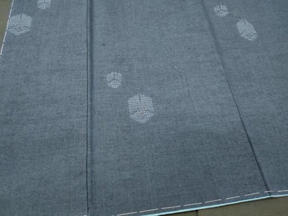 平和屋着物■上質な紬　80亀甲　亀甲文　正絹　逸品　未使用　CABJ6922oy