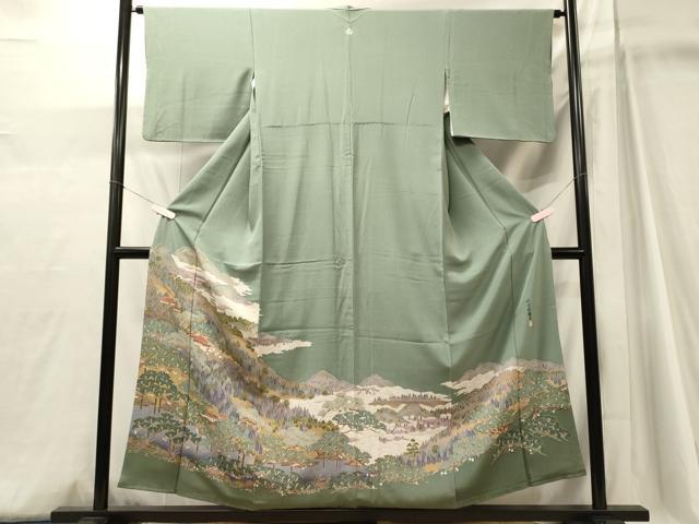 平和屋着物■豪華色留袖　作家物　修学院離宮　正絹　逸品　CABJ6925oy
