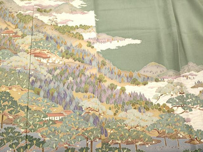 平和屋着物■豪華色留袖　作家物　修学院離宮　正絹　逸品　CABJ6925oy