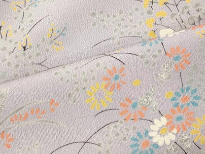 平和屋着物■訪問着　草花文　暈し染め　正絹　逸品　CABJ6930oy