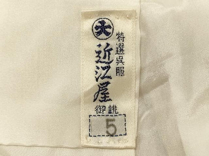 平和屋着物■上質な小紋　総絞り　流線文　正絹　逸品　CABJ6947oy