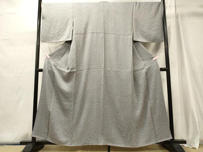 平和屋着物■上質な小紋　総絞り　正絹　逸品　CABJ6958oy