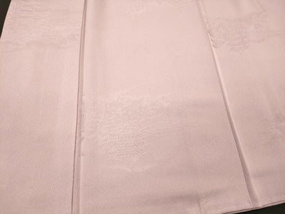 平和屋着物■上質な色無地　風景地紋　紅藤色　正絹　逸品　CABJ6969oy