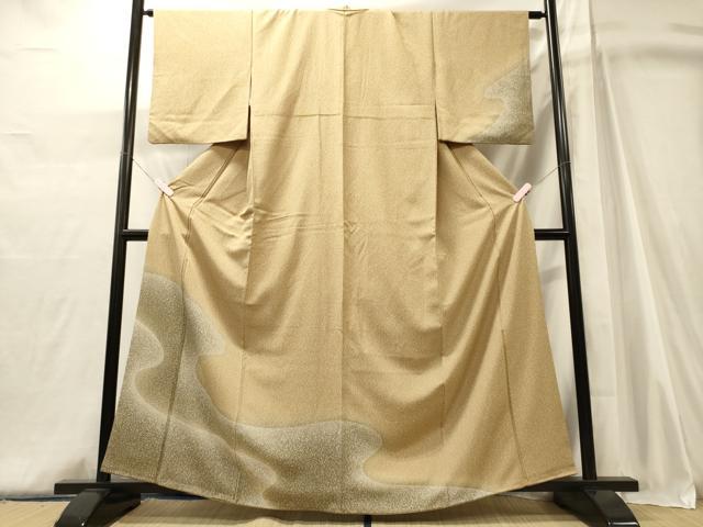 平和屋着物■訪問着　抽象文様　暈し染め　正絹　逸品　CABJ6973oy