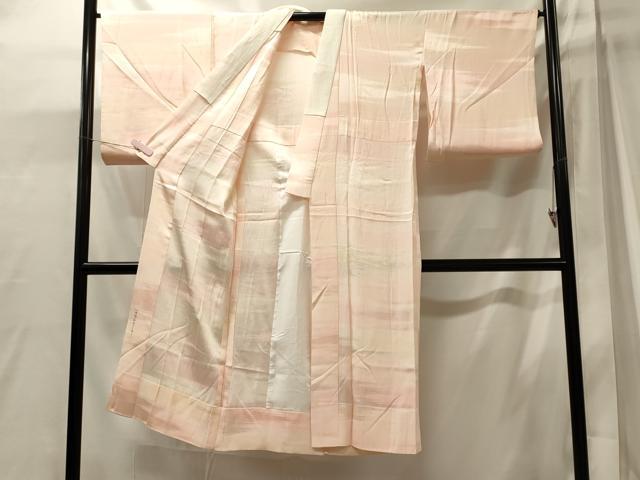 平和屋着物■長襦袢　無双仕立て　作家物　花霞　暈し染め　正絹　逸品　CABJ6981oy
