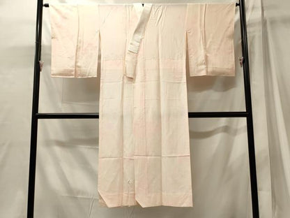 平和屋着物■長襦袢　無双仕立て　草花地紋　暈し染め　正絹　逸品　CABJ6982oy