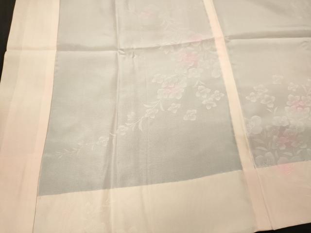 平和屋着物■長襦袢　無双仕立て　草花地紋　暈し染め　正絹　逸品　CABJ6982oy