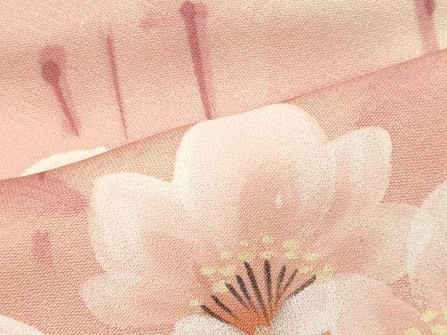 平和屋着物■訪問着　手描き　枝花文　暈し染め　正絹　逸品　CABJ6991oy