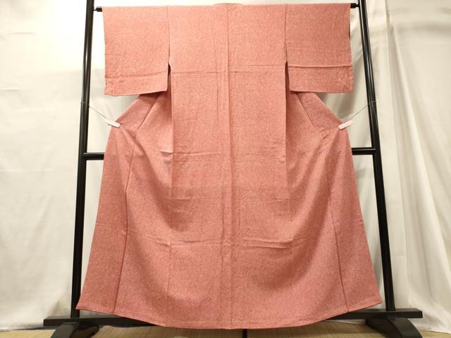 平和屋着物■上質な小紋　更紗花唐草文　正絹　逸品　CABJ6992oy